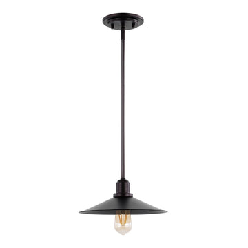 Cade 34.25" Metal Farmhouse Industrial LED Pendant